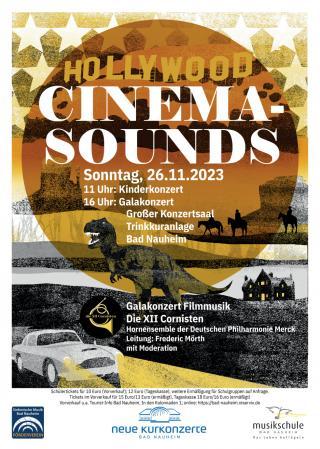 Konzertplakat Cinema-Sounds