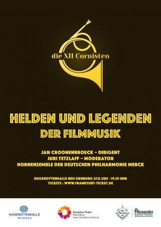 Konzertplakat Helden und Legenden der Filmmusik